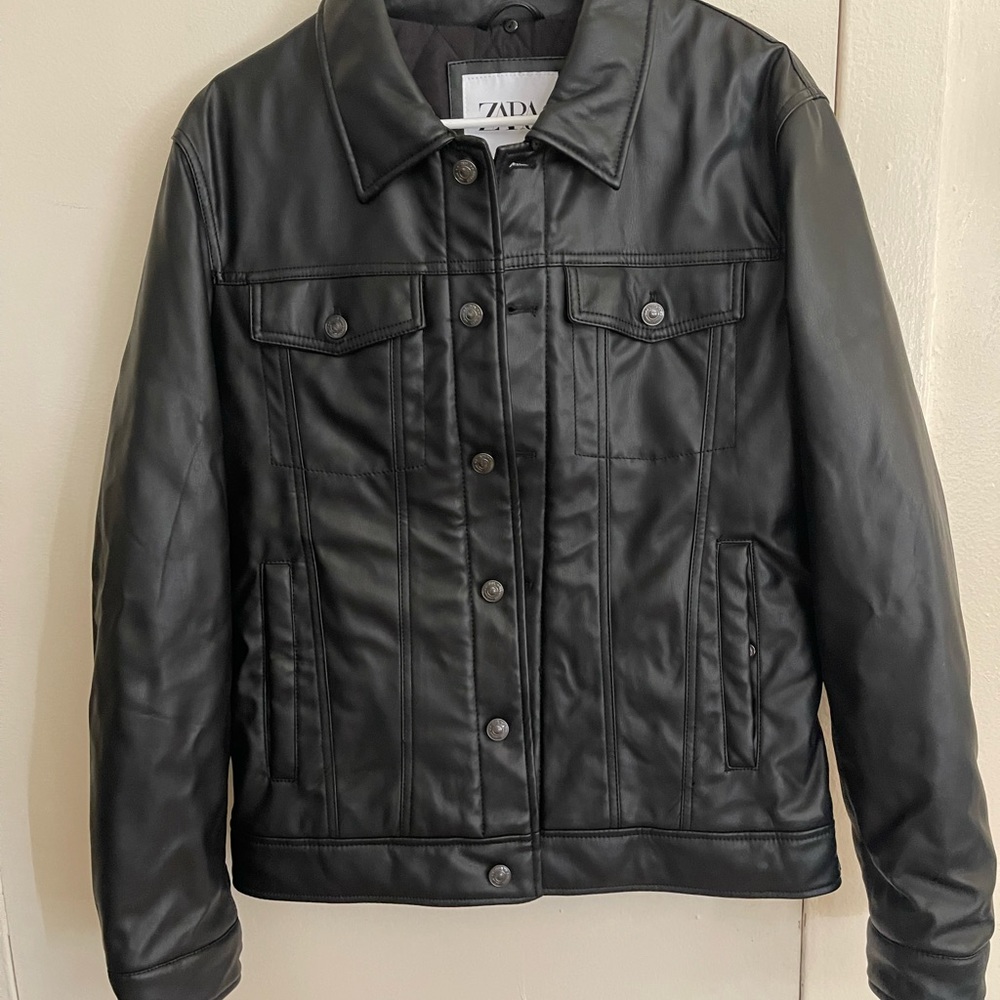 Black Zara Biker Jacket